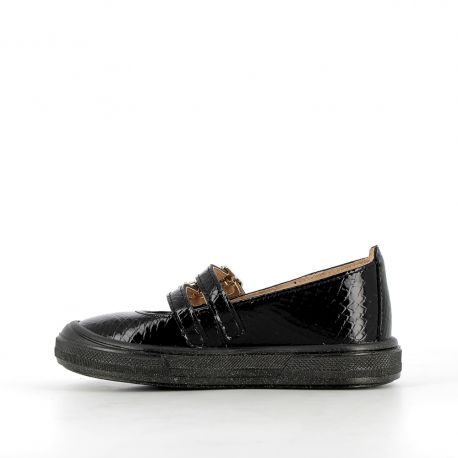 Girl's Ballerinas Pumps Sorbeto Black Varnish SORBETO-FI-NOIRVERNIS