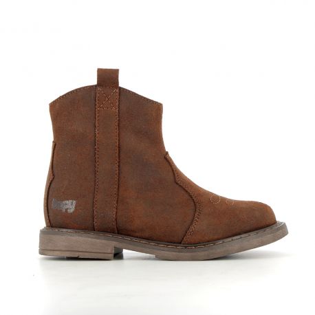 Boots et bottes Fille Santiana Chocolat SANTIANA-FI-CHOCOLAT