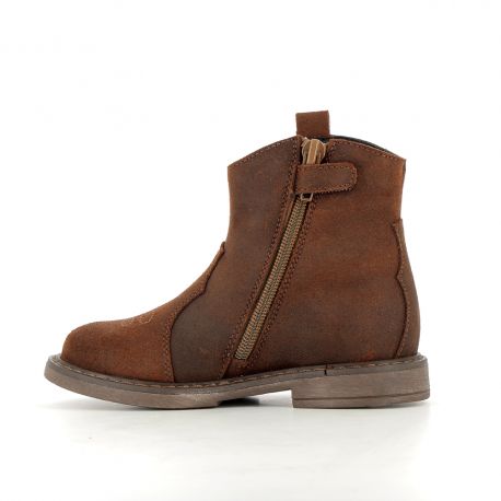 Boots et bottes Fille Santiana Chocolat SANTIANA-FI-CHOCOLAT