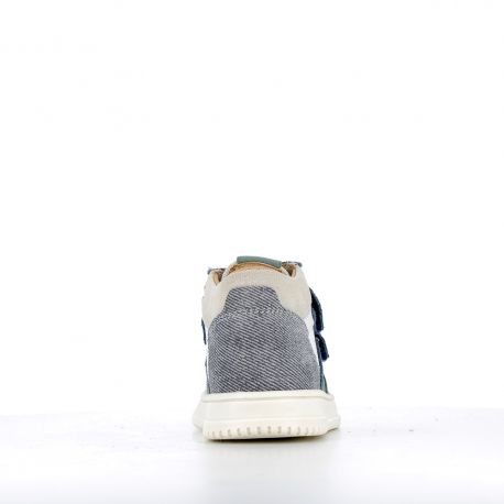 Boy's Sneakers Rotarou Olive white Navy ROTAROU-GA-OLIVE/BLANC/MARINE