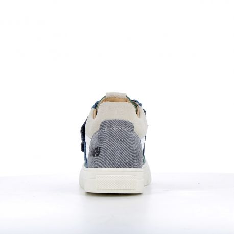 Boy's Sneakers Valerio Olive White Navy VALERIO-GA-OLIVE/BLANC/MARINE