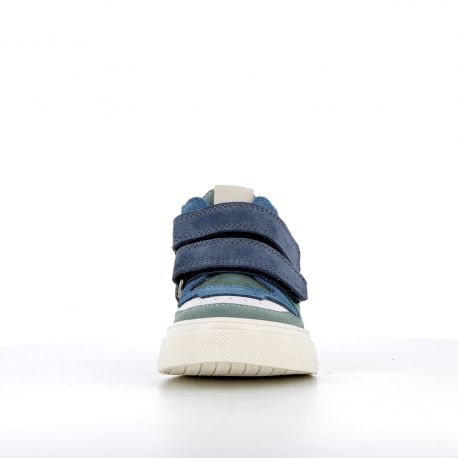 Boy's Sneakers Valerio Olive White Navy VALERIO-GA-OLIVE/BLANC/MARINE