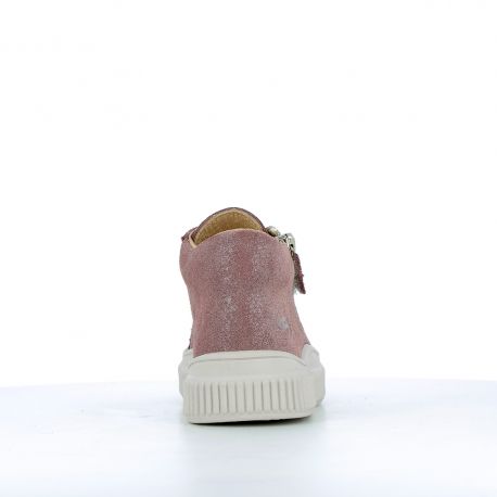 Girl's Sneakers Solex Glitter Pink SOLEX-FI-ROSE PAILLETE