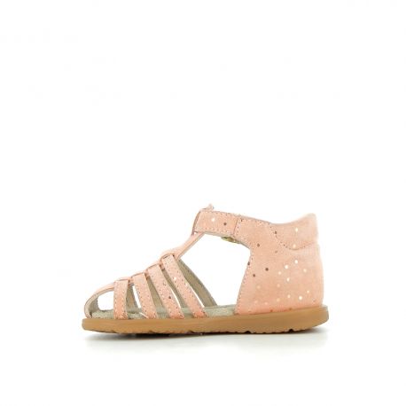 Sandales Fille Ritola 2 Rose Pois RITOLA 2-FI-ROSE POIS