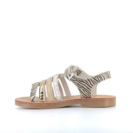 Girl's Sandals Elbossa Zebra ELBOSSA-FI-ZEBRE MULTI