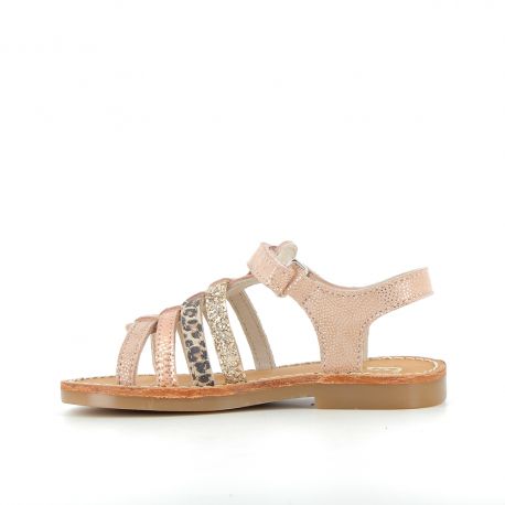 Girl's Sandals Elbossa pale Pink ELBOSSA-FI-ROSE PALE