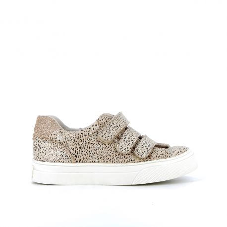 Baskets Fille Simbad Beige Print SIMBAD-FI-BEIGE PRINT