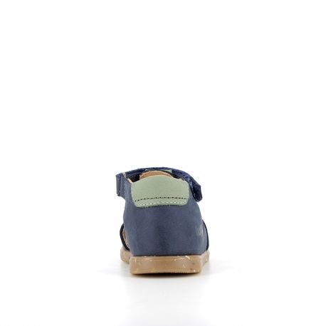 Boy's Sandals Radius Navy green RADIUS-GA-NAVY/VERT D'EAU
