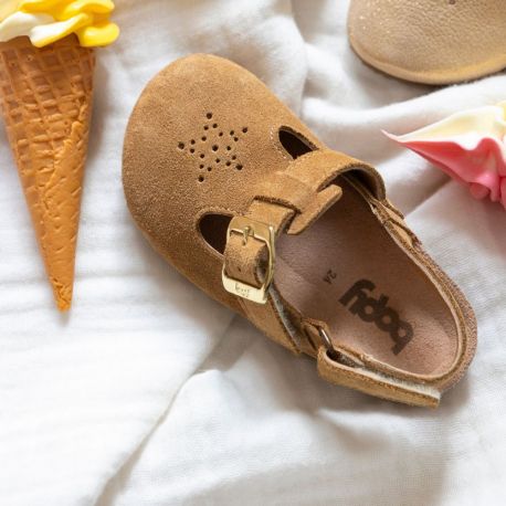 Girl's Sandals Essabo Brown ESSABO-FI-COGNAC