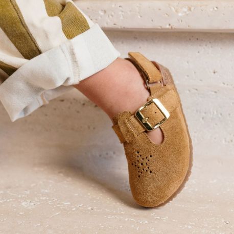 Sandales Fille Essabo Cognac ESSABO-FI-COGNAC