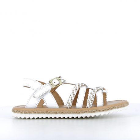 Sandales Fille Fiby  Blanc FIBY  -FI-BLANC