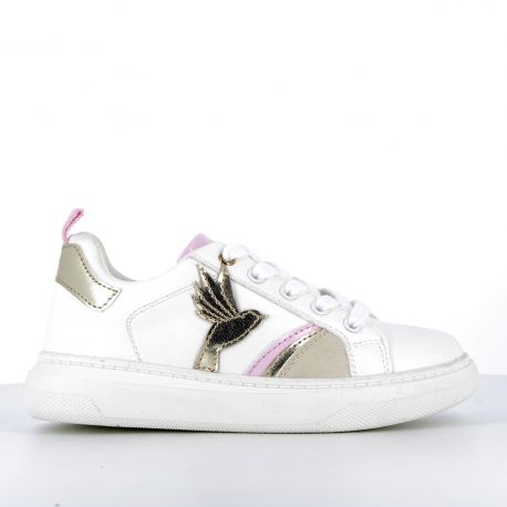 Baskets Fille Isavol  Blanc ISAVOL  -FI-BLANC