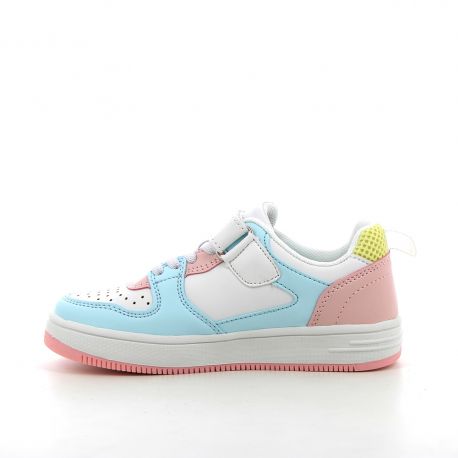 Baskets Fille Lacenas  Blanc Multico LACENAS  -FI-BLANC MULTICO