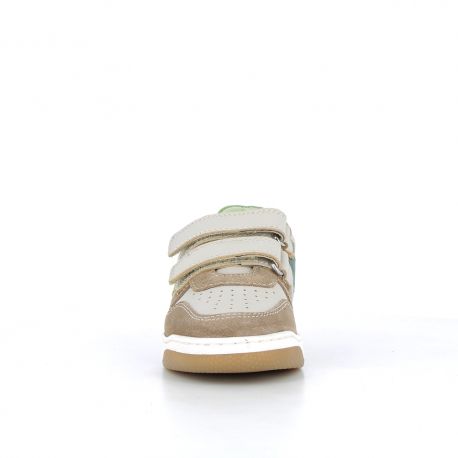 Boy's Sneakers Dustivel blanco green DUSTIVEL-GA-BLANC/VERT