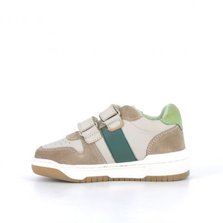 Boy's Sneakers Dustivel blanco green DUSTIVEL-GA-BLANC/VERT