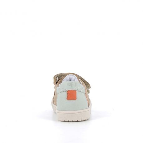 Boy's Sneakers copy of Rodkavol Brown Green RODKAVOL-GA-TAUPE/VERT