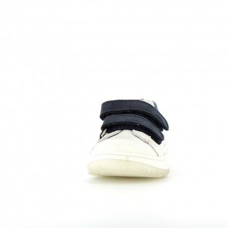 Boy's Sneakers Velo White Navy VELO-GA-BLANCMARINE