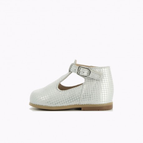Girl's Pre Walk & first steps Linda Silver LINDA-FI-ARGENT