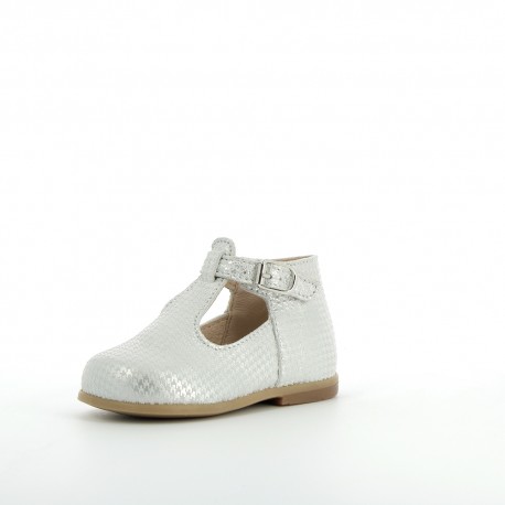 Girl's Pre Walk & first steps Linda Silver LINDA-FI-ARGENT