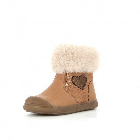 Boots et bottes Fille Rosalia Camel ROSALIA-FI-CAMEL