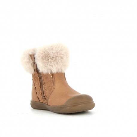 Boots et bottes Fille Rosalia Camel ROSALIA-FI-CAMEL