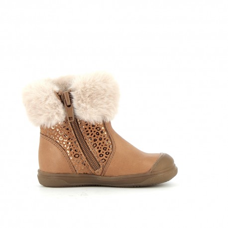 Boots et bottes Fille Rosalia Camel ROSALIA-FI-CAMEL