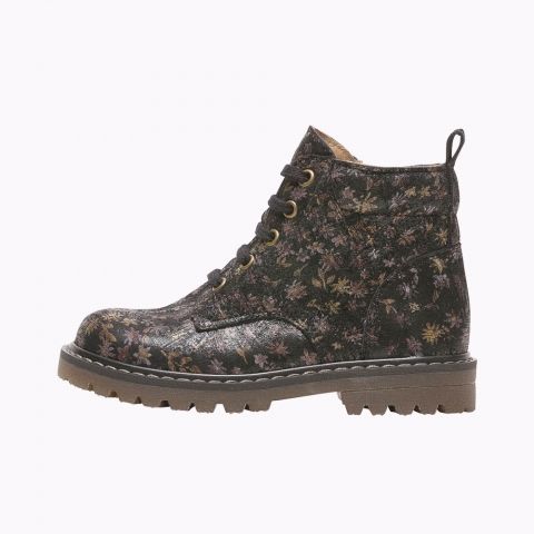 Boots et bottes Fille Shiva Noir Fleur SHIVA-FI-NOIRFLEUR