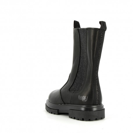 Boots et bottes Fille Madona Black MADONA-FI-NOIRLISSE