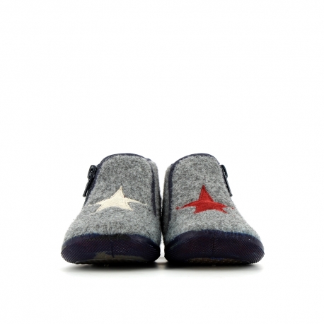 Chaussons Garçon America Gris AMERICA-GA-GRIS