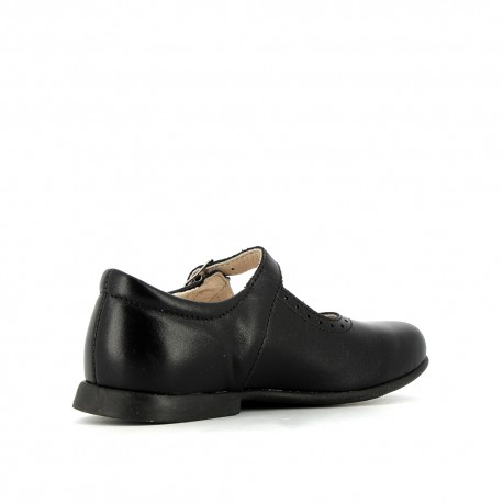 Ballerines Fille Savenay Noir Lisse SAVENAY-FI-NOIRLISSE