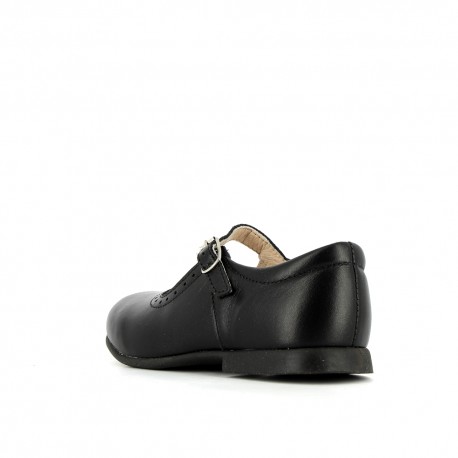 Ballerines Fille Savenay Noir Lisse SAVENAY-FI-NOIRLISSE