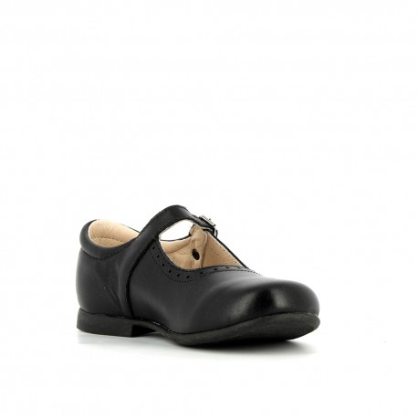 Girl's Ballerinas Pumps Saveny Black SAVENAY-FI-NOIRLISSE