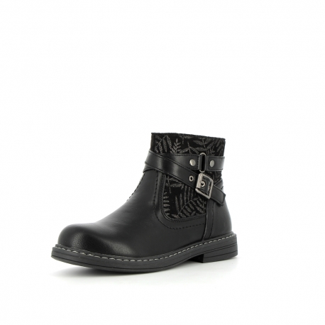 Boots et bottes Fille Gaillac Black GAILLAC-FI-NOIR