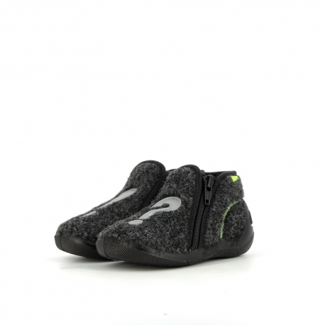 Boy's Slippers Amarc Grey AMARC-GA-ANTHRACITE