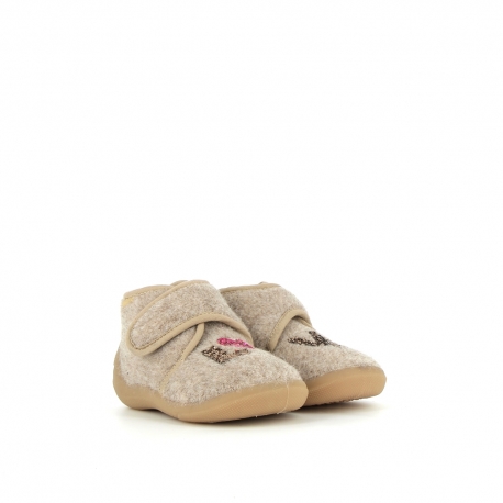 Girl's Slippers Amour Beige AMOUR-FI-BEIGE