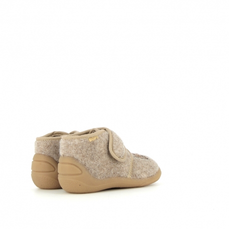 Chaussons Fille Amour Beige AMOUR-FI-BEIGE