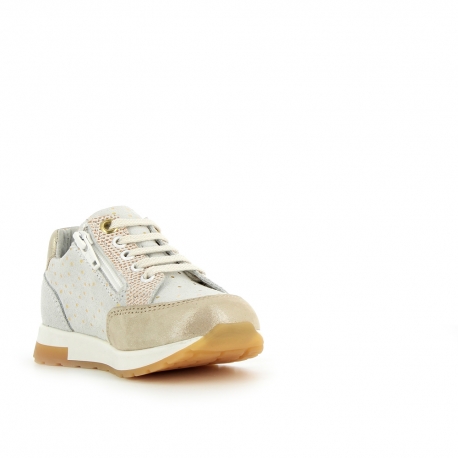 Girl's Sneakers Skill White Gold SKILL-FI-BLANCOR