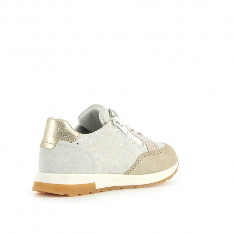 Girl's Sneakers Skill White Gold SKILL-FI-BLANCOR