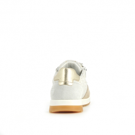 Girl's Sneakers Skill White Gold SKILL-FI-BLANCOR