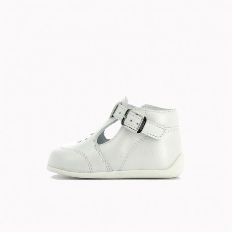 Girl's Pre Walk & first steps Poum White POUM-FI-BLANC
