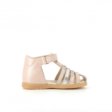 Girl's Pre Walk & first steps Regule Pink Multico REGULE-FI-ROSEMULTICO