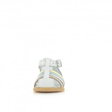 Girl's Pre Walk & first steps Ritola White Multi Pastel RITOLA-FI-BLANCMULTIPASTEL