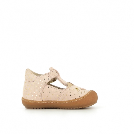 Girl's Pre Walk & first steps Jiki Pink JIKI-FI-ROSE