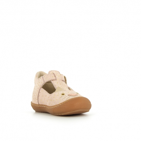 Girl's Pre Walk & first steps Jiki Pink JIKI-FI-ROSE