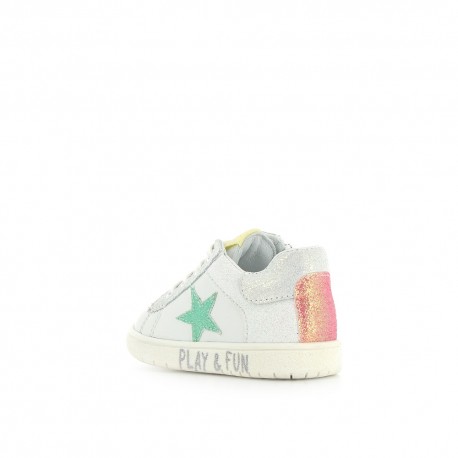 Girl's Pre Walk & first steps Relax White Fluo RELAX-FI-BLANCFLUO