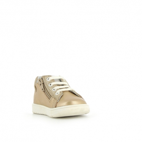 Girl's Pre Walk & first steps Relax White Gold RELAX-FI-BLANCOR