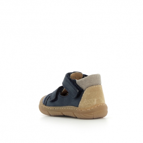 Boy's pre walk & first steps Jacour Navy JACOUR-GA-MARINE