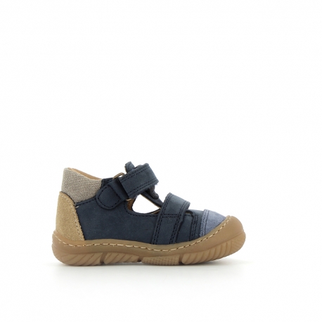 Boy's pre walk & first steps Jacour Navy JACOUR-GA-MARINE