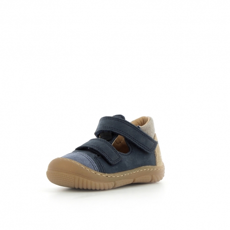 Boy's pre walk & first steps Jacour Navy JACOUR-GA-MARINE