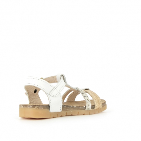 Girl's Sandals Ecordou White ECORDOU-FI-BLANC